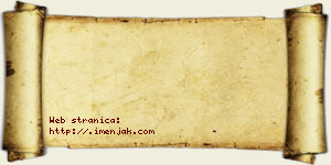 Andjelina Vidojević vizit kartica